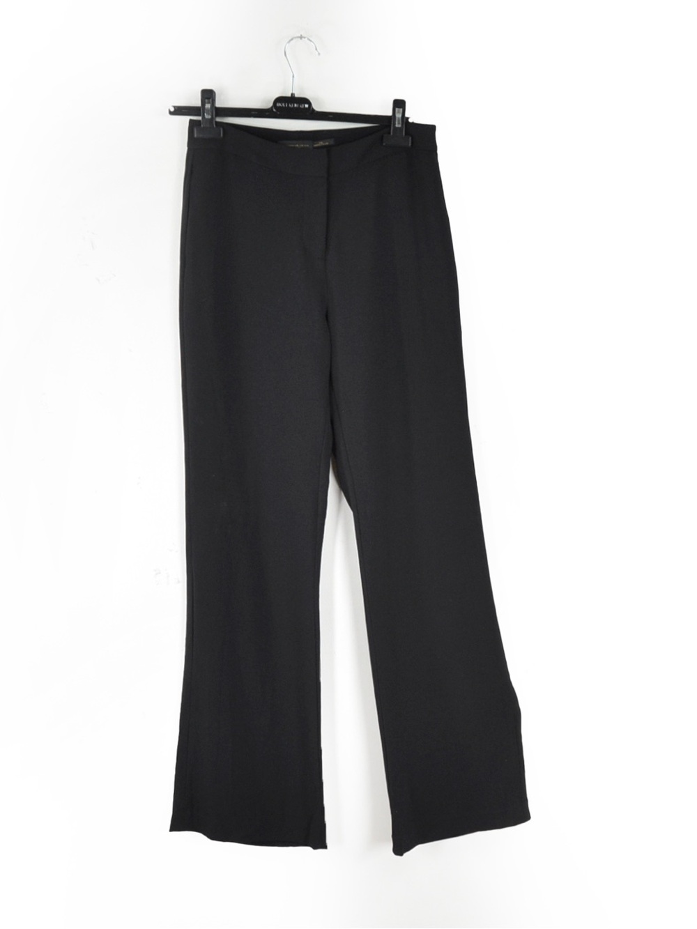 Donna Karan New York Black Label High Rise Waist Wide Leg Flare Trouser Pants - Picture 3 of 5